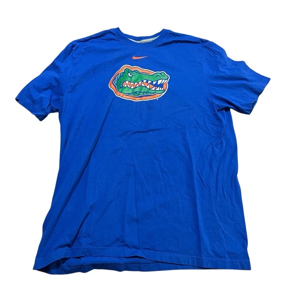 University of Florida Nike Blue Men's Tee center check and Gator logo Size XL - Picture 1 of 7